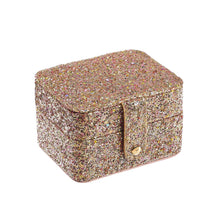 Load image into Gallery viewer, Confetti Glitter Gold Jewellery Box