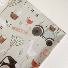 Load image into Gallery viewer, Children’s Splash Mat | Farm Animals Print | Table Cloth