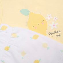 Load image into Gallery viewer, Baby Girls Lemon T-Shirt, Shorts &amp;
Plush Toy Set (0-9 Months)