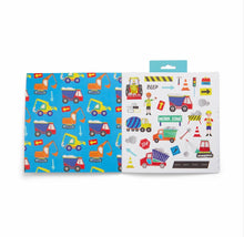 Load image into Gallery viewer, MY COLOURING BOOK (CONSTRUCTION) | SCENTED COLOURING BOOK WITH STICKERS | FLOSS &amp; ROCK