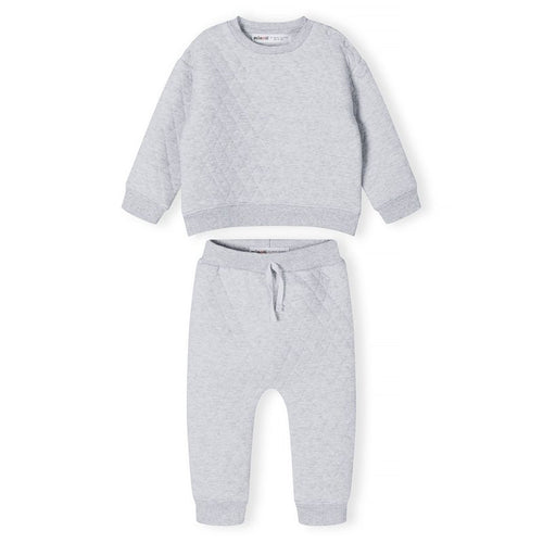 Grey Quilted Tracksuit