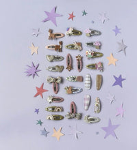 Load image into Gallery viewer, Fairytale Floral Twisty Bow Clip
