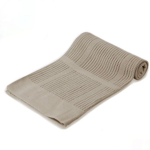 Beige Cellular Blanket