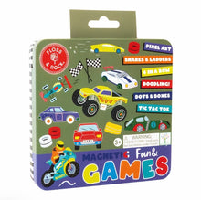 Load image into Gallery viewer, Magnetic fun and games tin - cars
