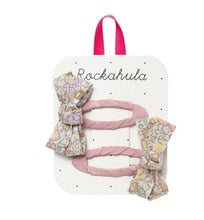 Load image into Gallery viewer, Fairytale Floral Twisty Bow Clip