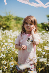 FLOWER POCKET T-SHIRT