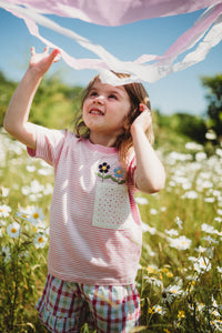 FLOWER POCKET T-SHIRT