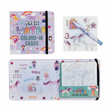 Load image into Gallery viewer, Magic colour changing water cards - fairy unicorn