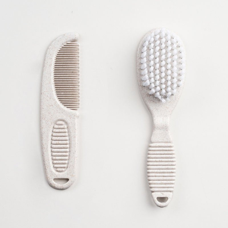 Cream Comb and Brush Set