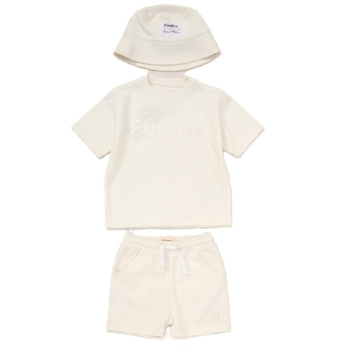 Beige Heavyweight Jersey 3 Piece Outfit