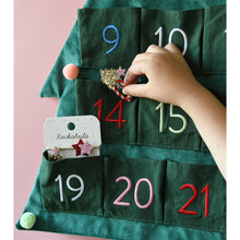 Load image into Gallery viewer, Stripy Christmas Tree Clips