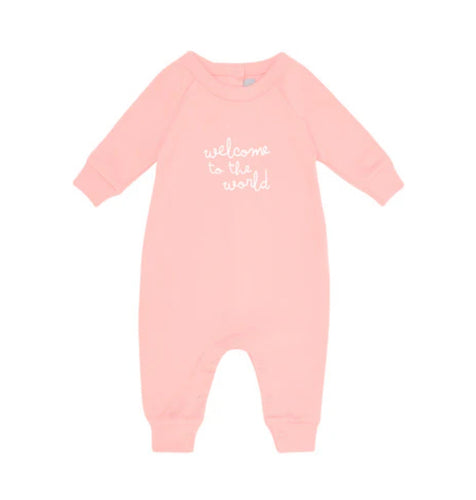 Baby Pink Welcome To The World Romper
