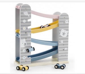 Car slider wooden toy