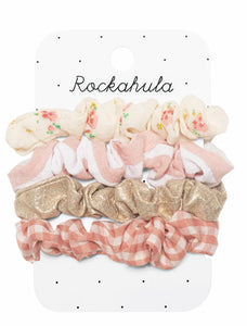 Tiny Blossom Scrunchie Set