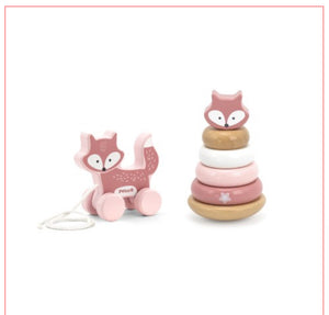 Pull along stacking set (fox)