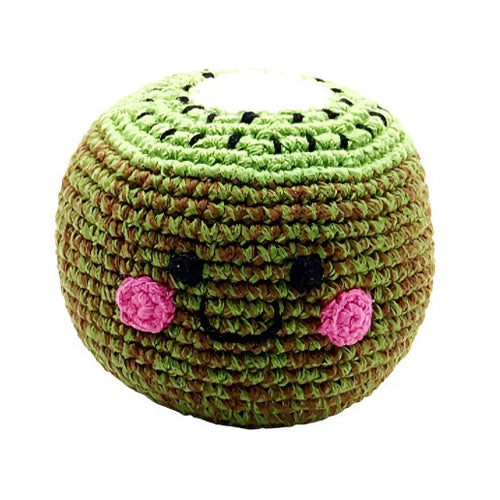 Crochet Toy Handmade Fairtrade Friendly Kiwi Fruit