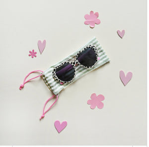 Leopard Heart Sunglasses