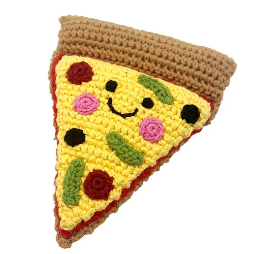 Fair Trade Pizza Rattle
