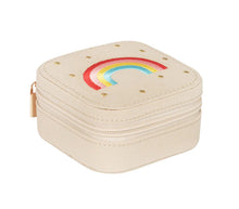 Load image into Gallery viewer, Vintage Rainbow Square Jewellery Box