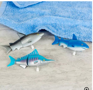 Wind Up Swimming Shark