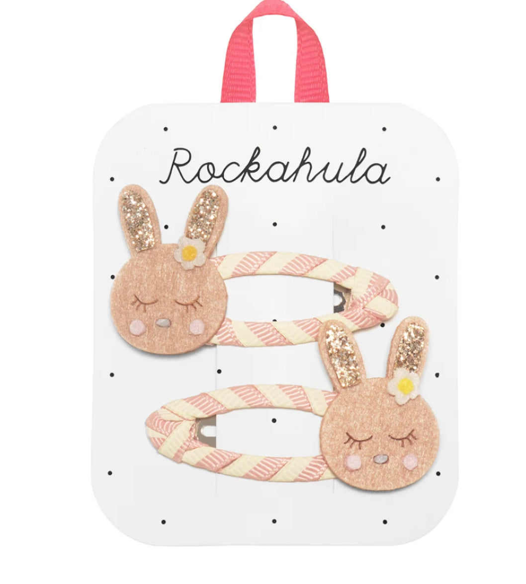 Stripy Bunny Clips