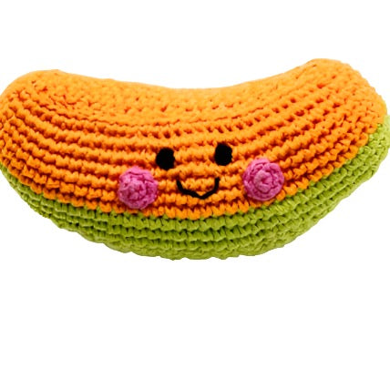 Crochet Toy Handmade Fairtrade Friendly Melon Slice
