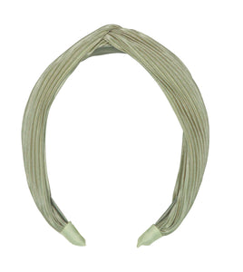Sage Plisse Twisted Headband