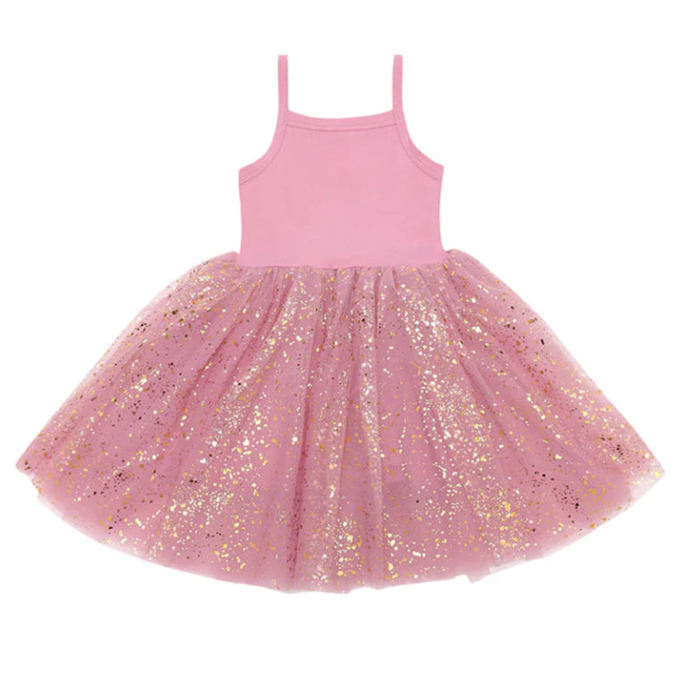 Rose Sparkle Tulle Dress