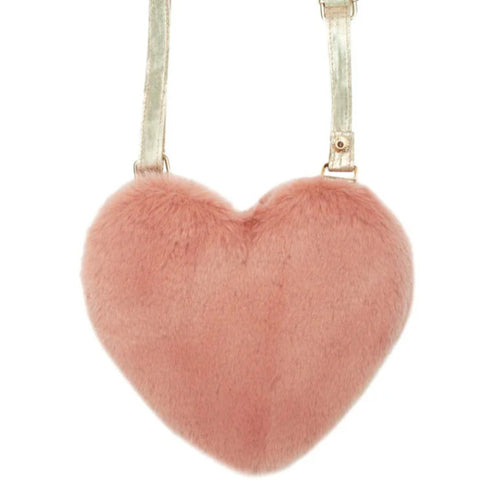 Fluffy Love Heart Bag
