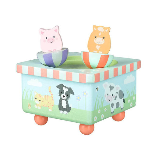 Farmyard Animal Music Box