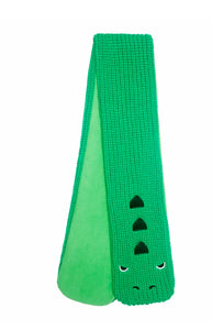 T Rex knitted scarf