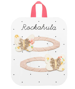 Tiny Blossom Butterfly Clips