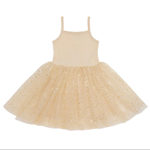 Gold Sparkle Tulle Dress