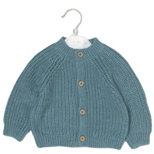 Load image into Gallery viewer, Teal Cute Cardigan