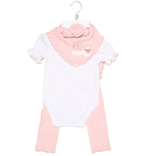 Load image into Gallery viewer, 4 Piece Pink Legging Outfit Pretty Flowers