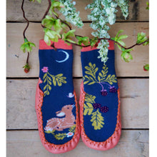 Load image into Gallery viewer, Enchanted Forest Deer Moccasin Slippers