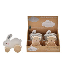 Load image into Gallery viewer, BAMBINO WOODEN TOY PUSH ANIMALS