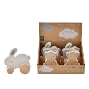 BAMBINO WOODEN TOY PUSH ANIMALS
