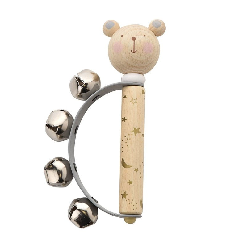 BAMBINO WOODEN  HAND BELLS ANIMALS