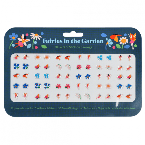 Stick On Earrings (30 Pairs) - Fairies In The Garden