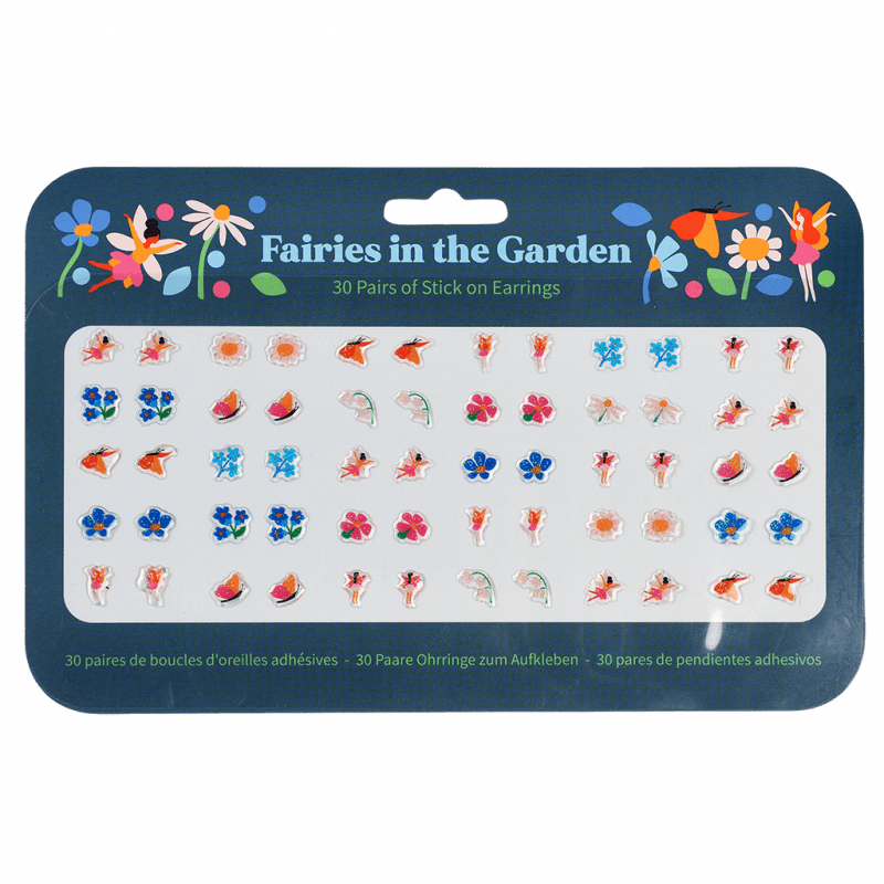 Stick On Earrings (30 Pairs) - Fairies In The Garden
