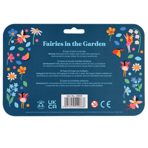 Stick On Earrings (30 Pairs) - Fairies In The Garden
