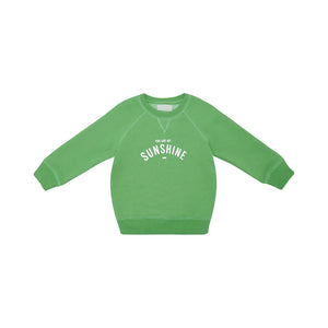 GRASS GREEN 'YOU ARE MY SUNSHINE' SWEATSHIRT