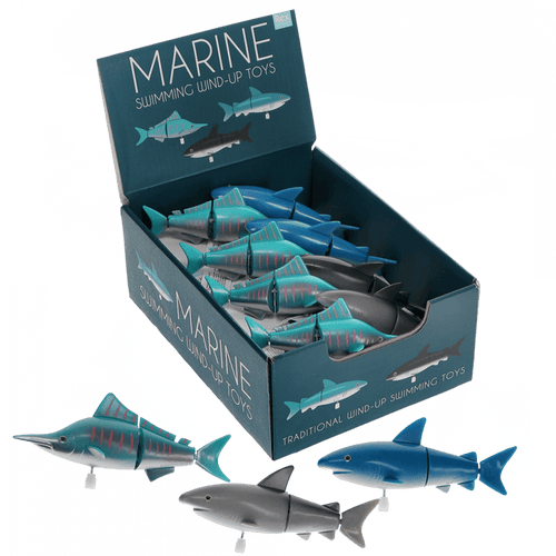 Wind Up Swimming Shark