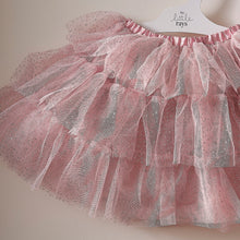 Load image into Gallery viewer, Little Rays - pink and silver fairy princess tutu