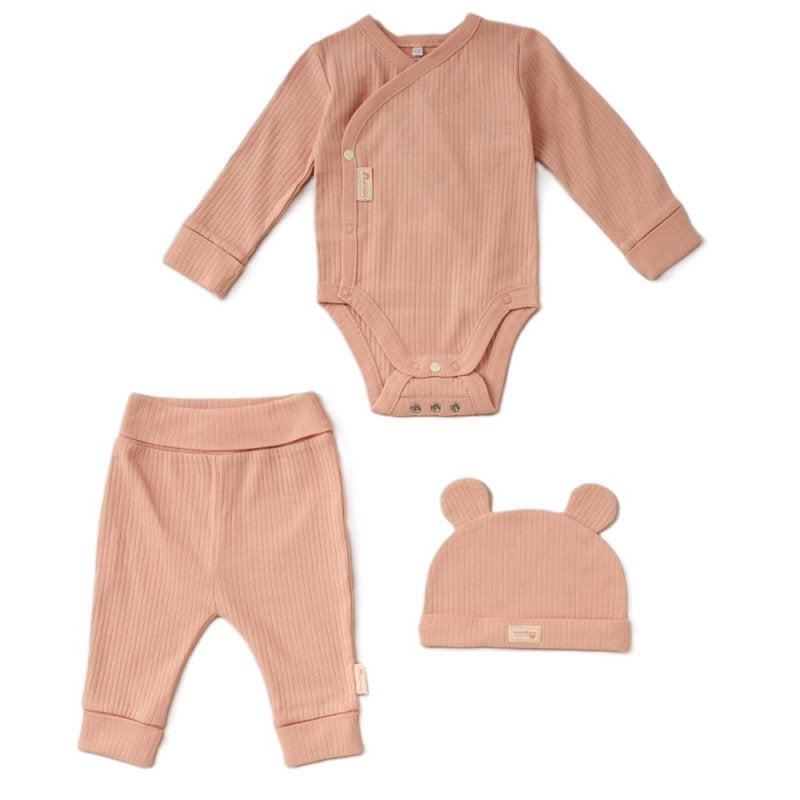 Pink Baby Organic Outfit Set