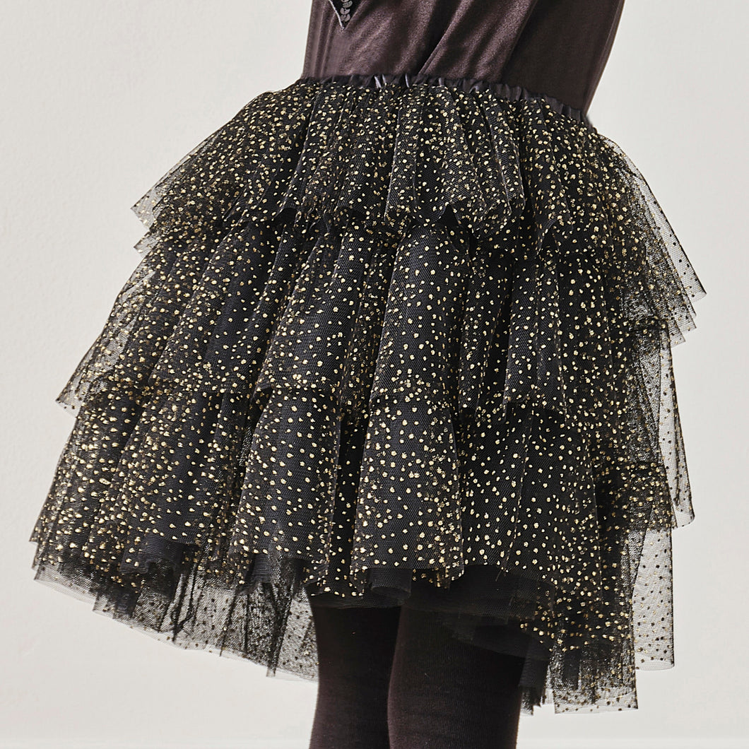 Little Rays Black & Gold Sparkle Dress Up Tutu