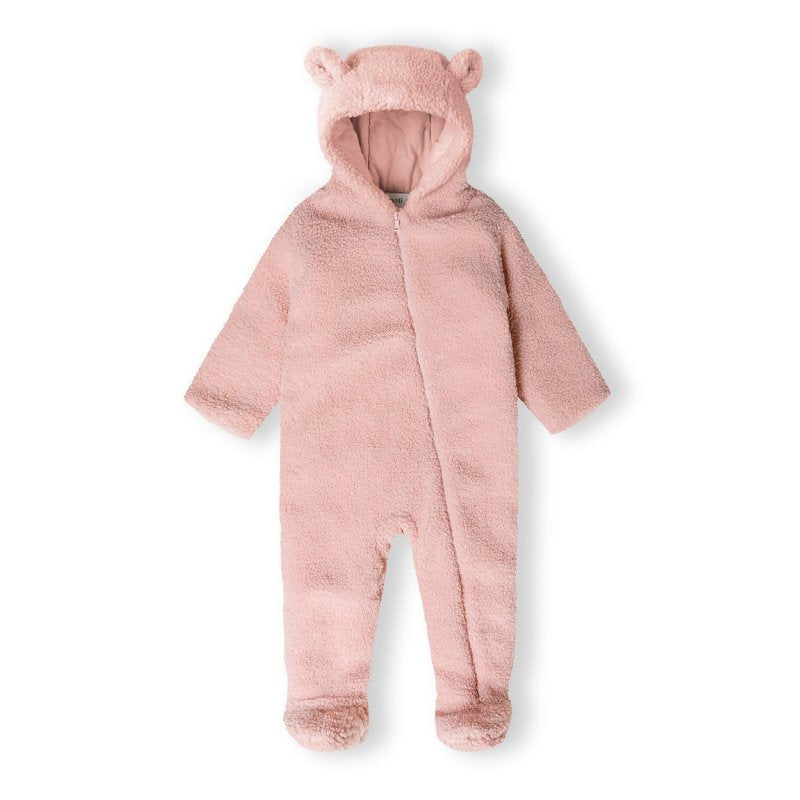 Pink Soft Teddy snowsuit
