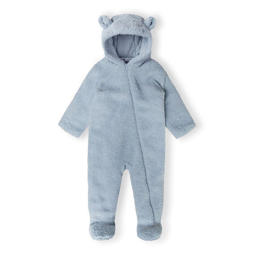 Blue Soft Sherpa Snowsuit