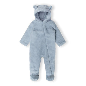 Blue soft Sherpa snowsuit